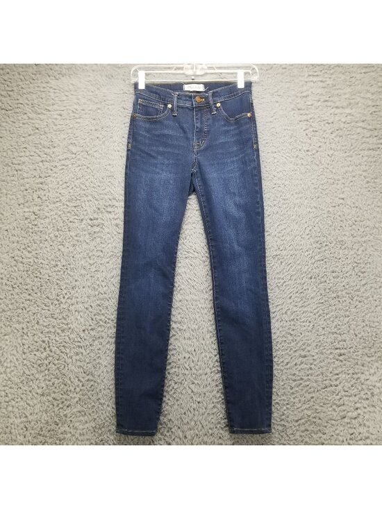 Madewell Denim - Madewell Jeans Womens 25 Blue Stretch Denim Skinny *Read*
